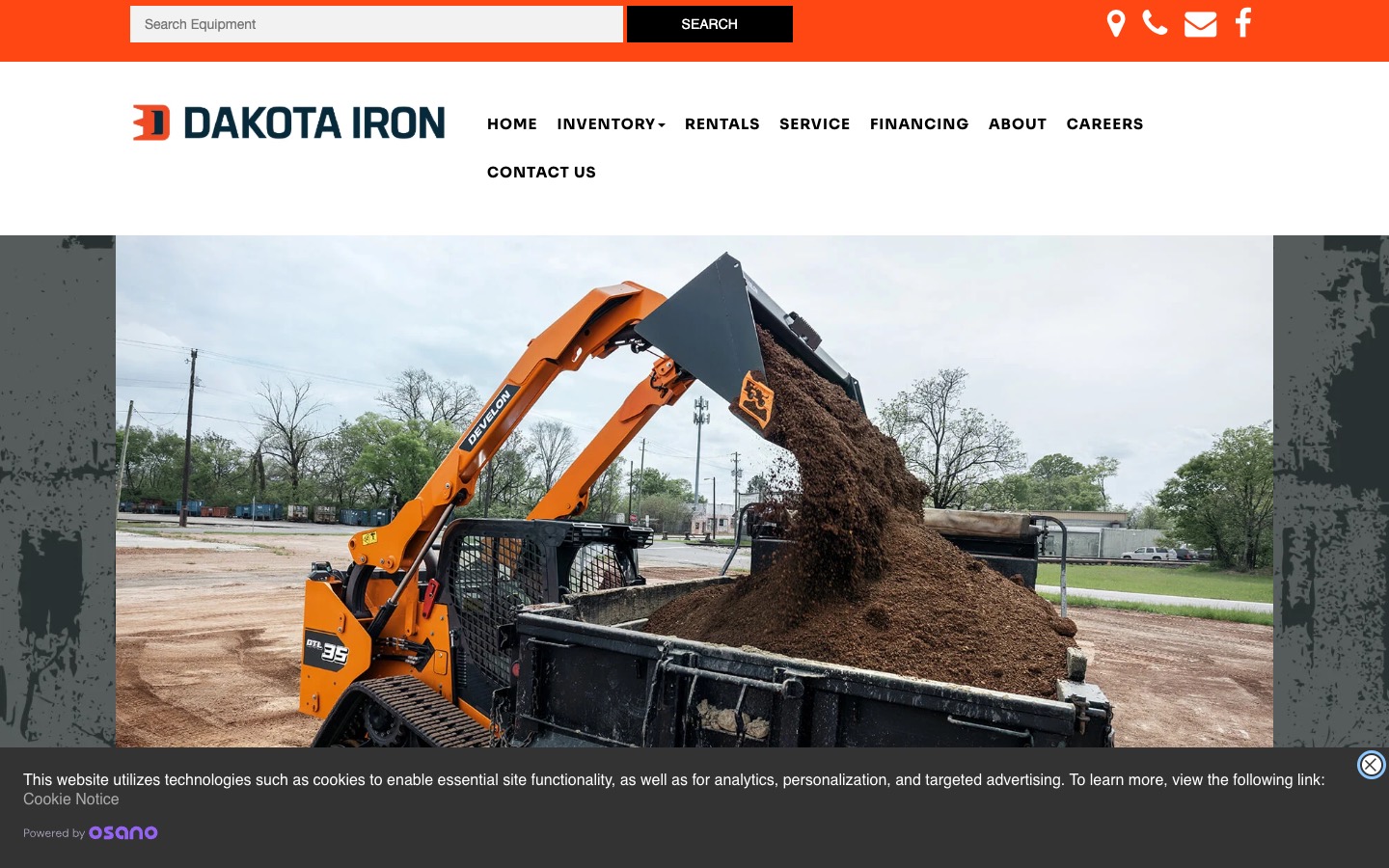 The current homepage